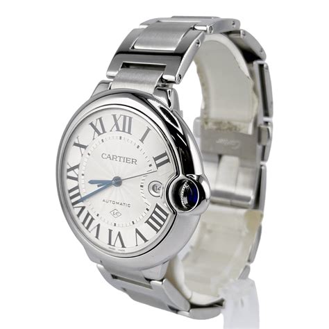 Cartier Ballon Bleu Large 3765 Stainless Steel 42mm.